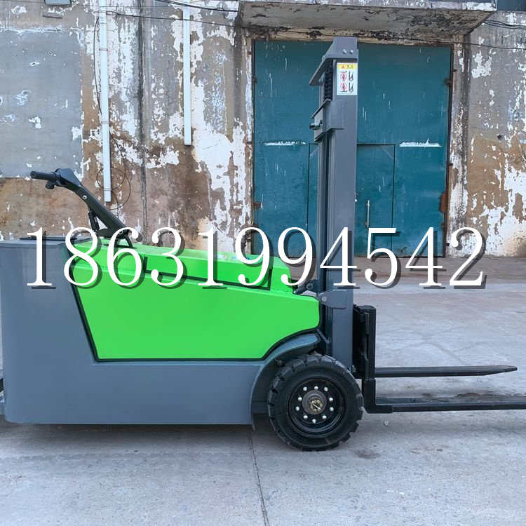 济宁市小型电动叉车1吨2吨步行站驾式电瓶堆高充电装卸车液压升降车铲车