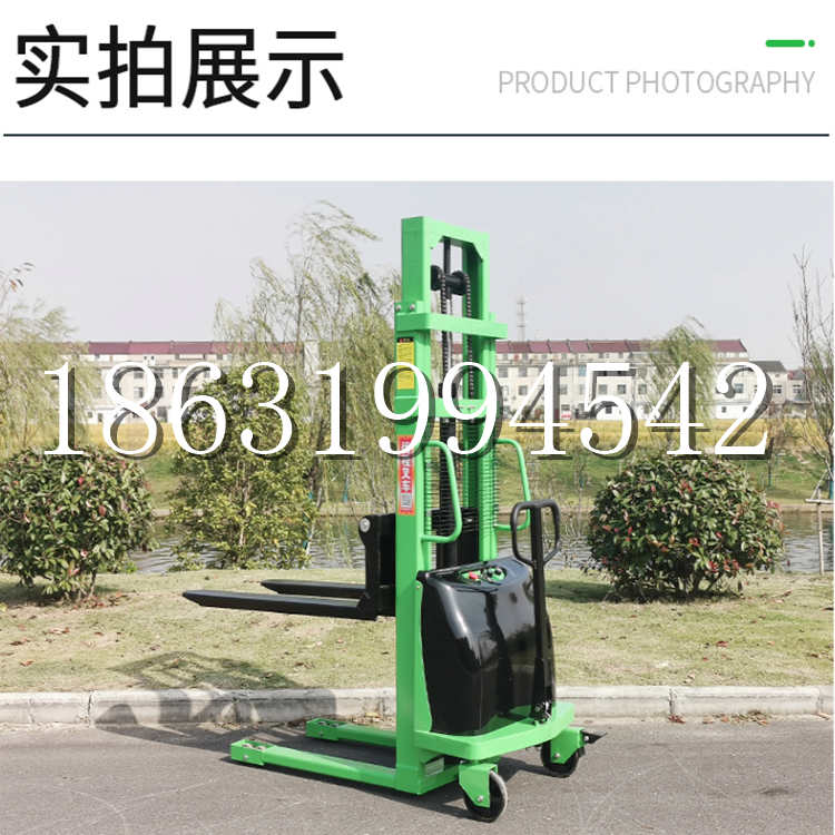 济宁市电动叉车堆高车液压铲车电瓶1吨2吨站驾步行式小型全自动叉车
